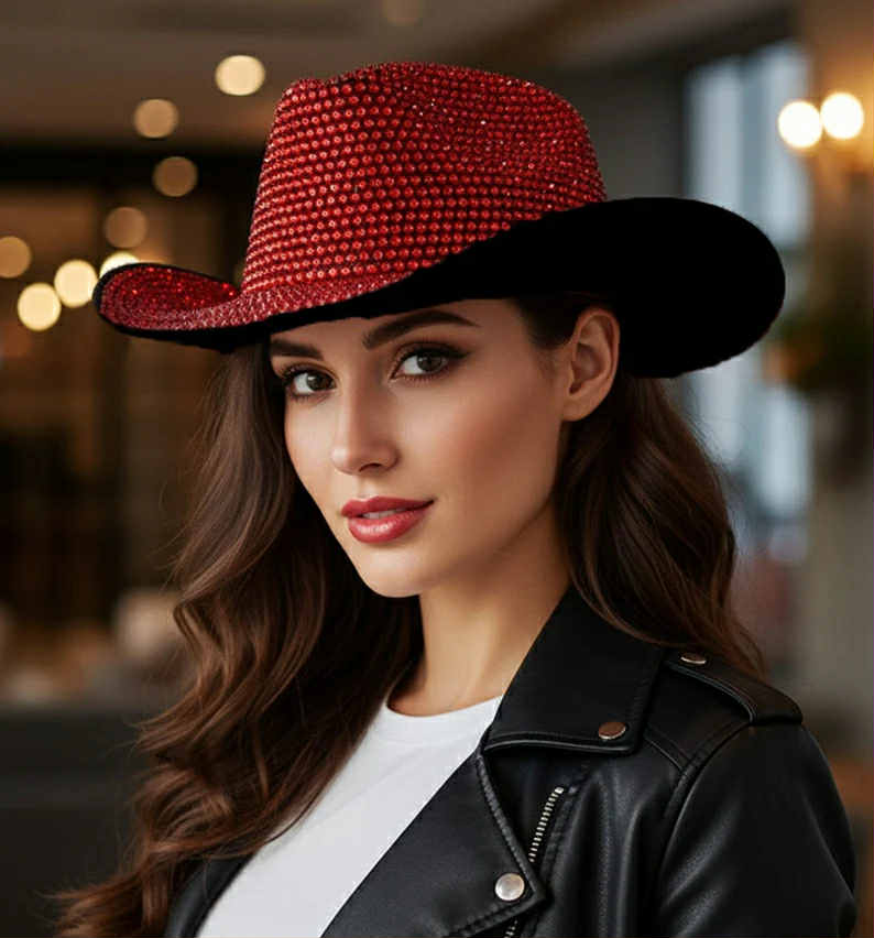 Audrey Sequin Cowboy Hat