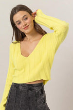 Load image into Gallery viewer, Cropped Sweater Top
