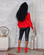 Load image into Gallery viewer, Faux Leather Capri Pant
