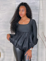 Load image into Gallery viewer, Peplum Bubble Top
