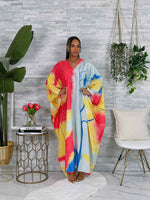 Load image into Gallery viewer, Print Tunic Long Dress
