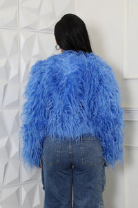 Faux Shaggy Fur Jacket