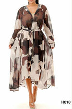 Load image into Gallery viewer, Kimono with Shorts Set

