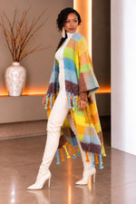 Load image into Gallery viewer, Sherbet Chess Kimono
